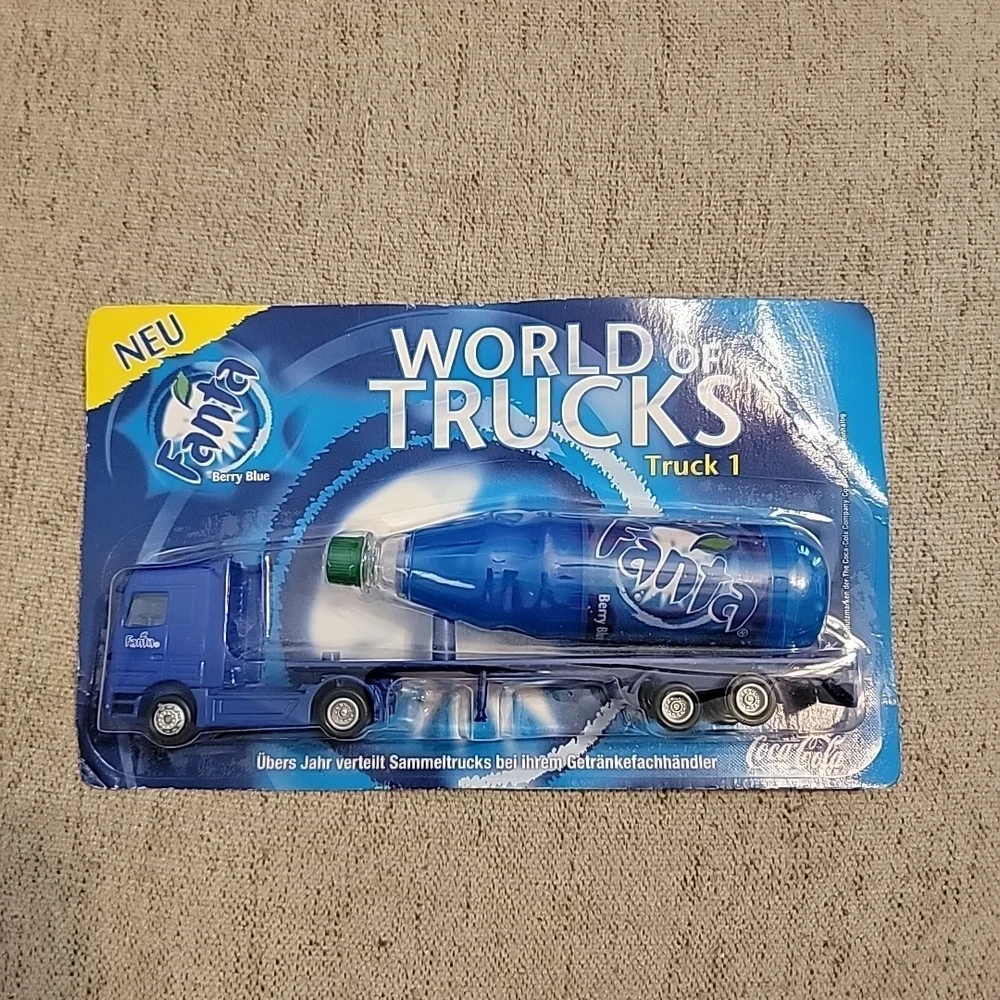 Fanta Berry Blue World Of Trucks Truck 1. Coca-Cola Trucks. Die-Cast Fanta Lorry